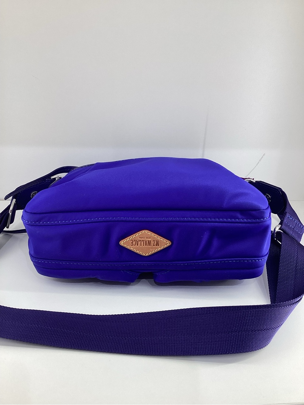 PrecOwned MZ Wallace Small Royal Blue Nylon Crossbody Bag. - Picture 8 of 11